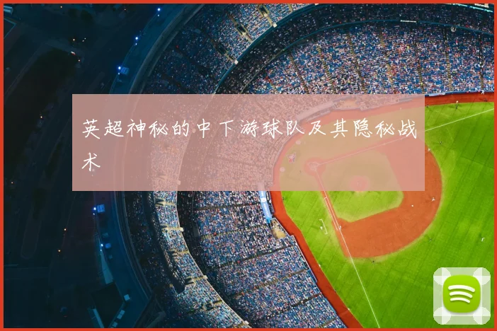 英超神秘的中下游球队及其隐秘战术